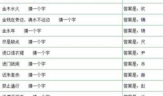 100个字谜语大全及答案